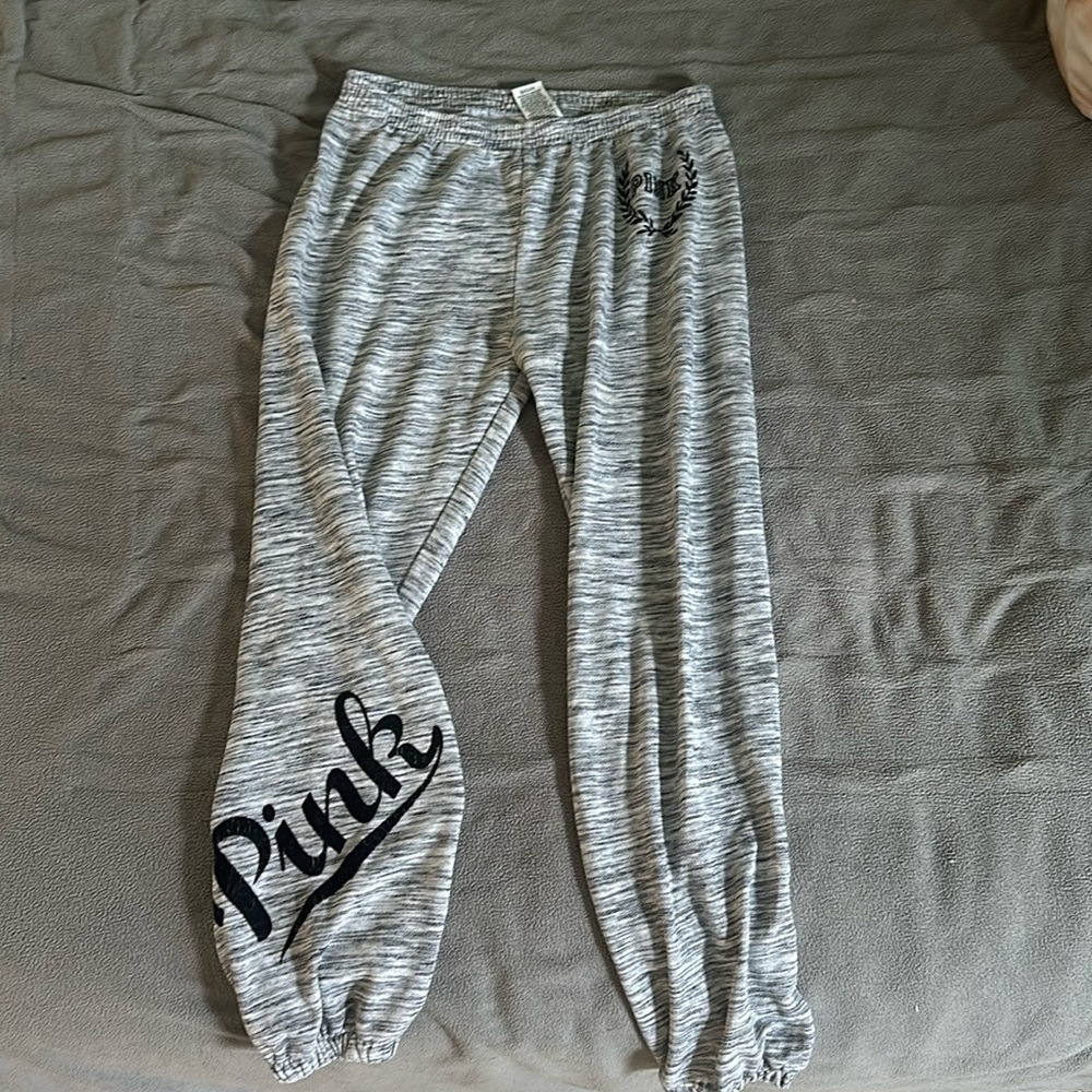 Grey sweatpants from PINK, size small